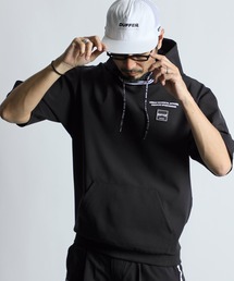 The DUFFER of ST.GEORGE | 〔BLACK LABEL〕"A-PACK" SETUP H/SL PARKA：セットアップ オーバーサイス 半袖パーカー(パーカー)