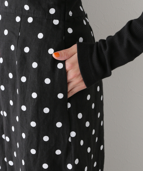 U by SPICK&SPAN（ユーバイスピックアンドスパン）の「ビスチェオールインワン（つなぎ/オールインワン・レディース・ブラック/アイボリー・FREE）」の11枚目の写真