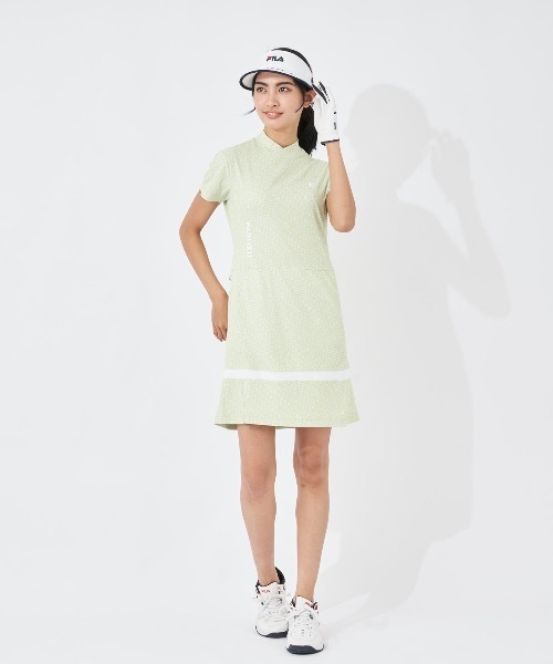 FILA GOLF:フィラゴルフ】レディースモックネックワンピース