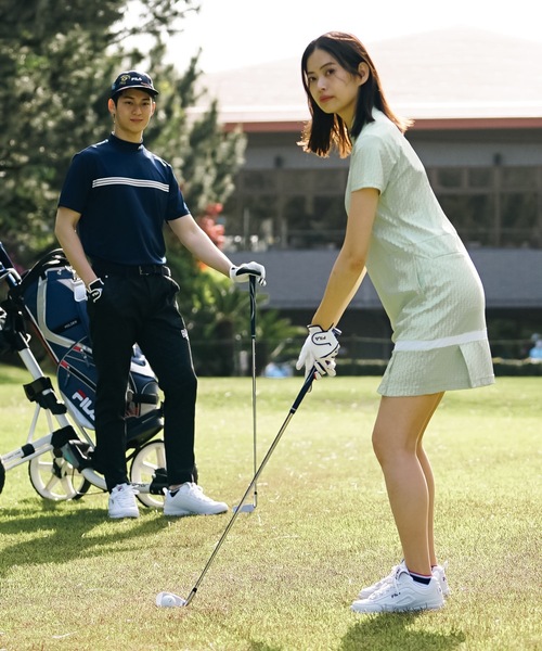 FILA GOLF ワンピース レディース ゴルフウェア モックネック