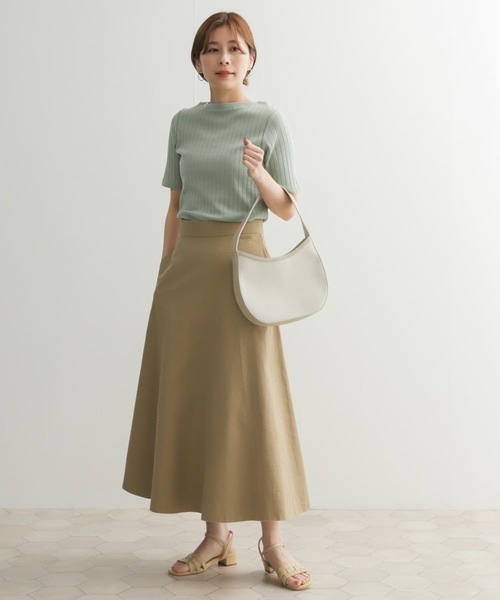 URBAN RESEARCH DOORS（アーバンリサーチドアーズ）の「針抜き半袖カットソー（Tシャツ/カットソー・レディース・オフホワイト/ブラック/ミント/パープル・MEDIUM）」の19枚目の写真