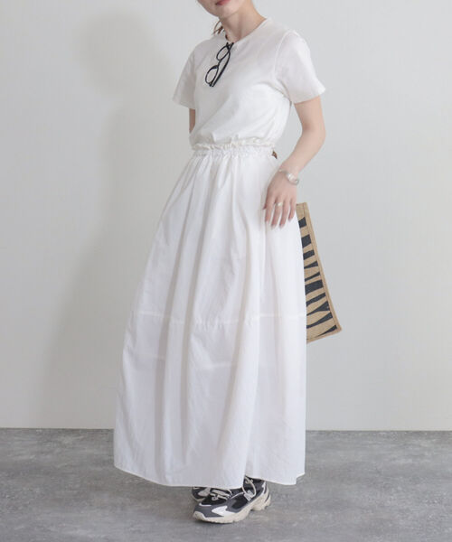 fredy emue（フレディエミュ）の「【fredyemueフレディエミュ】ドッキングワンピース（ワンピース・レディース・ブルー系その他/チャコールグレー/オフホワイト・38）」の2枚目の写真