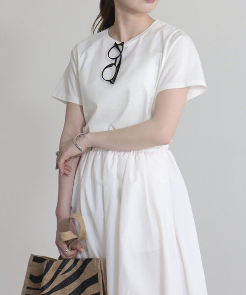 fredy emue（フレディエミュ）の「【fredyemueフレディエミュ】ドッキングワンピース（ワンピース・レディース・ブルー系その他/チャコールグレー/オフホワイト・38）」の8枚目の写真