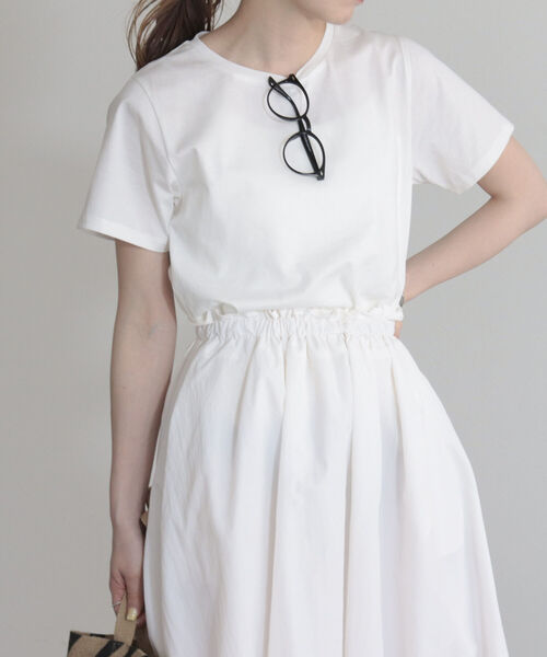 fredy emue（フレディエミュ）の「【fredyemueフレディエミュ】ドッキングワンピース（ワンピース・レディース・ブルー系その他/チャコールグレー/オフホワイト・38）」の9枚目の写真