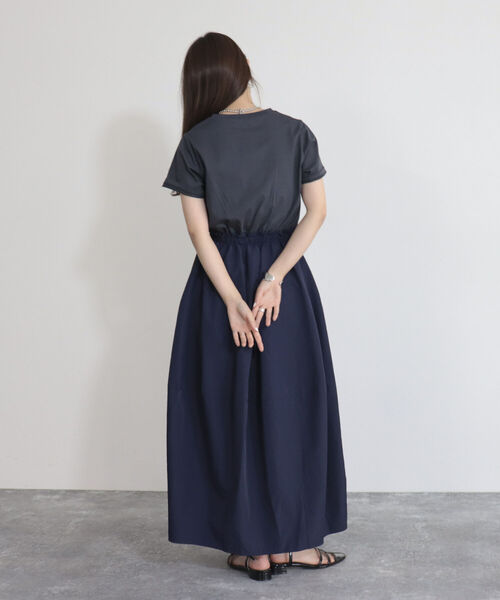 fredy emue（フレディエミュ）の「【fredyemueフレディエミュ】ドッキングワンピース（ワンピース・レディース・ブルー系その他/チャコールグレー/オフホワイト・38）」の21枚目の写真