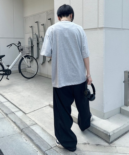 ILL'S(イルズ)の「古着ライク ヴィンテージライク イヌ / ネコ フロントプリント ビッグシルエット半袖Tシャツ カットソー ユニセックス【ILL'S】(Tシャツ/カットソー・メンズ・杢グレー/ホワイト系その他2/グレー系その他/オートミール/ホワイト/ホワイト系その他・M/L)」の15枚目の写真