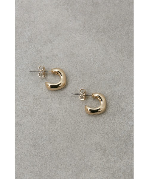 AZUL by moussy(アズールバイマウジー)の「PETIT NUANCE HOOP EARRINGS/プチニュアンスフープピアス(ピアス(両耳用)・レディース・シルバー/ゴールド系その他・FREE)」の1枚目の写真