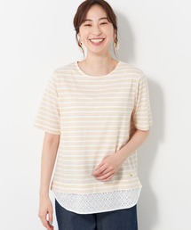DECOY SINCE 1981（デコイシンスイチキュウハチイチ）の「【接触冷感】レイヤード風プルオーバー（Tシャツ/カットソー）」