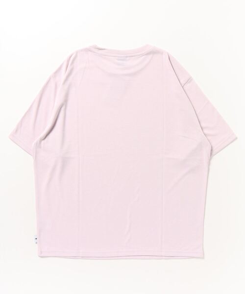 NEW BALANCE（ニューバランス）の「【別注】ニューバランス New Balance THE CITY ロゴオーバーサイズ ショートスリーブTシャツ 限定コラボ（Tシャツ/カットソー・メンズ・ホワイト/スモークピンク・S/LL/L/M）」の3枚目の写真