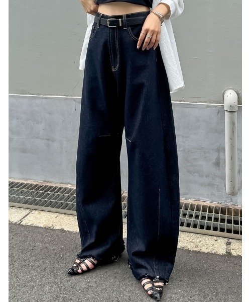 みぃ様ハンドメイド♡デニムフリンジポニー 薄デニム 黒② 2025AW COLLECTION][新色追加][販売枚数7.9万枚突破][お気に入り