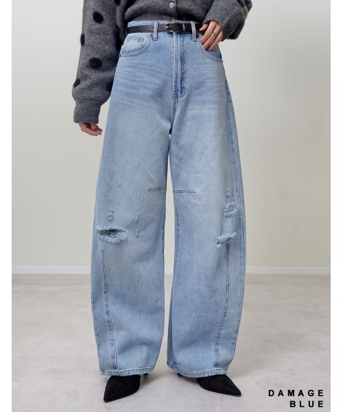 ぷっくりちびハートタグ　フリンジデニムNo.288 セール】[2025AW COLLECTION][新色追加][販売枚数8.5万枚突破