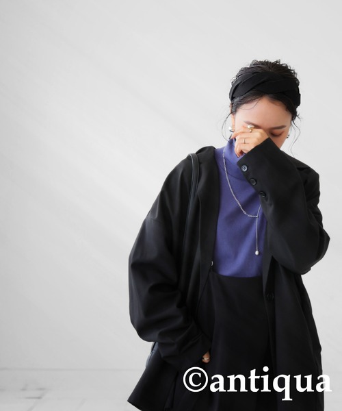 antiqua(アンティカ)の「ツイストデザインカチューシャ(カチューシャ・レディース・ブラック・FREE)」の11枚目の写真