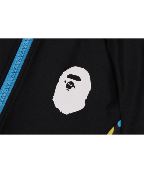 A BATHING APE(アベイシングエイプ)の「MULTI CAMO RASH GUARD K(ラッシュガード・キッズ・ブラック・130/100/120/110)」の3枚目の写真
