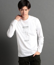 HIDEAWAYS NICOLE | シルケット天竺ロゴ長袖Ｔシャツ(Tシャツ/カットソー)