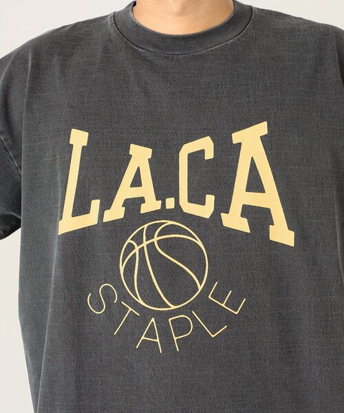 JOURNAL STANDARD relume(ジャーナルスタンダード レリューム)の「《WEB限定》【NATION BRANKS / ネーションブランクス】プリントロゴTシャツ(Tシャツ/カットソー・メンズ・ブラック系その他/ブラック/ホワイト/ピンク・LARGE/MEDIUM)」の5枚目の写真