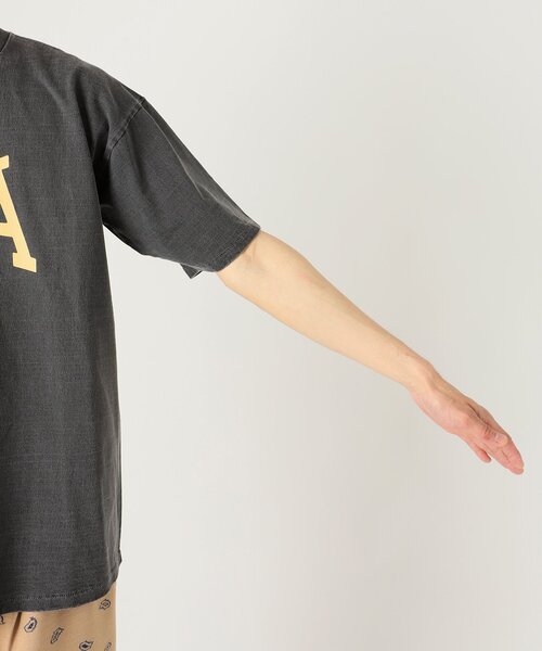 JOURNAL STANDARD relume(ジャーナルスタンダード レリューム)の「《WEB限定》【NATION BRANKS / ネーションブランクス】プリントロゴTシャツ(Tシャツ/カットソー・メンズ・ブラック系その他/ブラック/ホワイト/ピンク・LARGE/MEDIUM)」の10枚目の写真