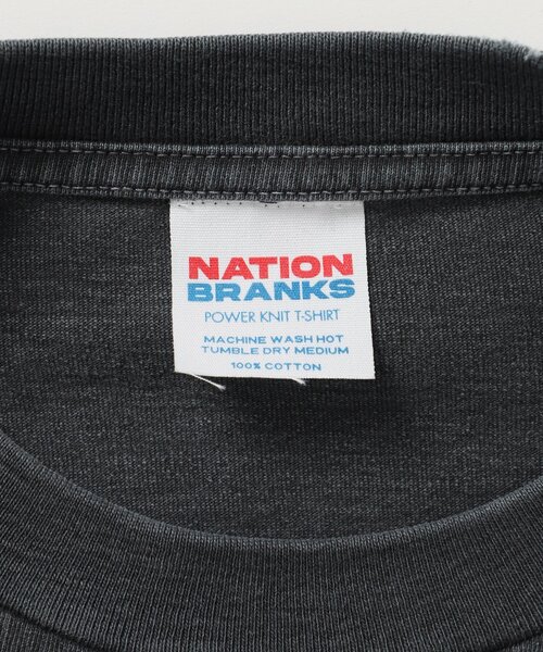 JOURNAL STANDARD relume(ジャーナルスタンダード レリューム)の「《WEB限定》【NATION BRANKS / ネーションブランクス】プリントロゴTシャツ(Tシャツ/カットソー・メンズ・ブラック系その他/ブラック/ホワイト/ピンク・LARGE/MEDIUM)」の13枚目の写真