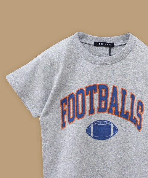 ZI-ON（ジーオン）の「カレッジロゴプリント半袖Tシャツ（Tシャツ/カットソー・キッズ・ミント/ブルー/ブラック/ベージュ/ネイビー/オフホワイト/ダークグリーン/ホワイト系その他/杢グレー/グレー系その他/ベージュ系その他/グリーン系その他/ブルー系その他/チャコール/ホワイト系その他2/ホワイト系その他3・120cm/130cm/140cm/150cm/160cm/110cm）」の6枚目の写真