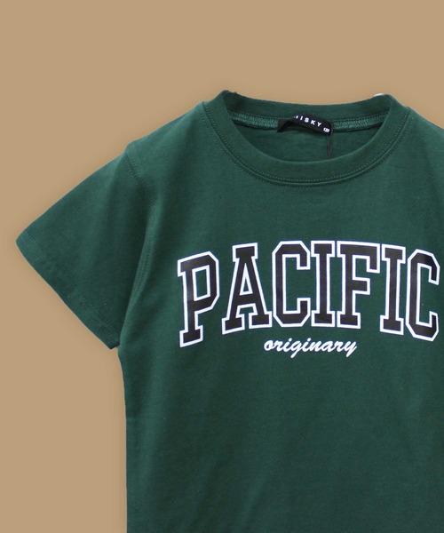 ZI-ON（ジーオン）の「カレッジロゴプリント半袖Tシャツ（Tシャツ/カットソー・キッズ・ミント/ブルー/ブラック/ベージュ/ネイビー/オフホワイト/ダークグリーン/ホワイト系その他/杢グレー/グレー系その他/ベージュ系その他/グリーン系その他/ブルー系その他/チャコール/ホワイト系その他2/ホワイト系その他3・120cm/130cm/140cm/150cm/160cm/110cm）」の11枚目の写真