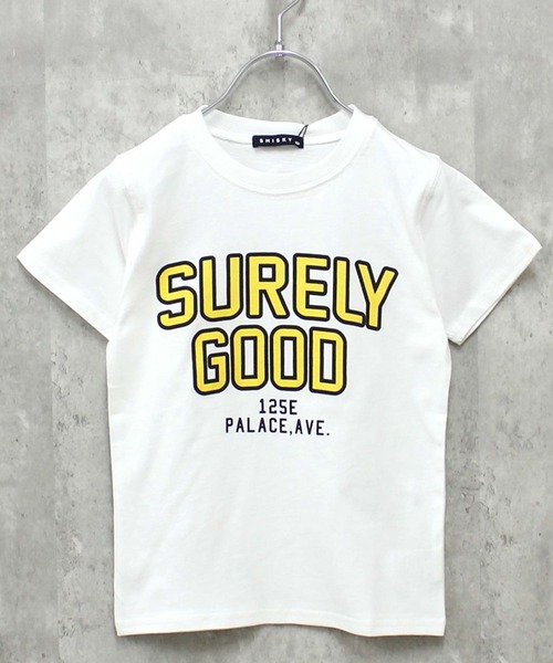 ZI-ON（ジーオン）の「カレッジロゴプリント半袖Tシャツ（Tシャツ/カットソー・キッズ・ミント/ブルー/ブラック/ベージュ/ネイビー/オフホワイト/ダークグリーン/ホワイト系その他/杢グレー/グレー系その他/ベージュ系その他/グリーン系その他/ブルー系その他/チャコール/ホワイト系その他2/ホワイト系その他3・120cm/130cm/140cm/150cm/160cm/110cm）」の19枚目の写真