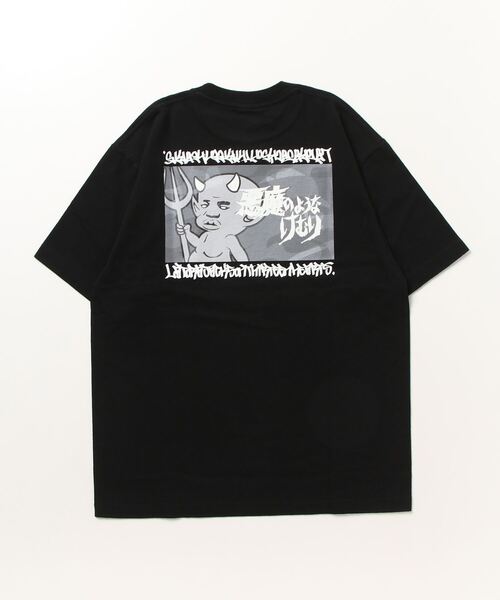 Back Channel(バックチャンネル)の「LA TORA JACKSON THIRTEEN HEARTS DEVIL T(Tシャツ/カットソー・メンズ・ブラック/ホワイト・MEDIUM/LARGE/X-LARGE/SMALL)」の7枚目の写真