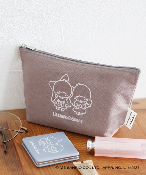 LEPSIM(レプシィム)の「【サンリオキャラクターズ】舟形ポーチ 907705(ポーチ・レディース・イエロー/グレー/オレンジ/ブルー/グリーン/ライトパープル・ONE SIZE)」の5枚目の写真