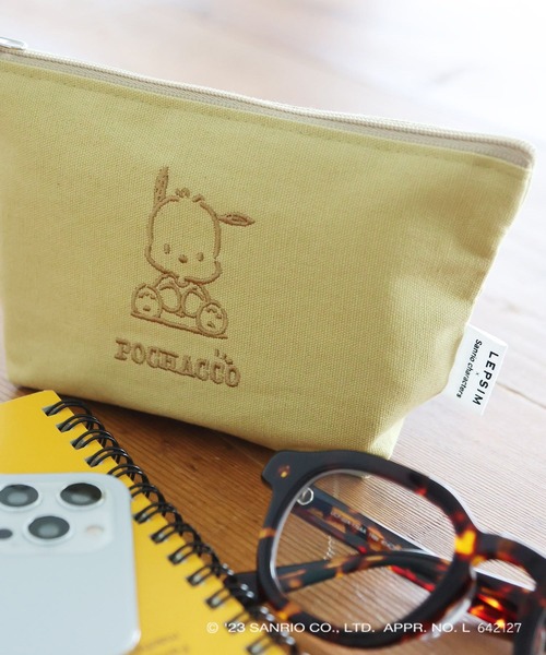 LEPSIM(レプシィム)の「【サンリオキャラクターズ】舟形ポーチ 907705(ポーチ・レディース・イエロー/グレー/オレンジ/ブルー/グリーン/ライトパープル・ONE SIZE)」の6枚目の写真