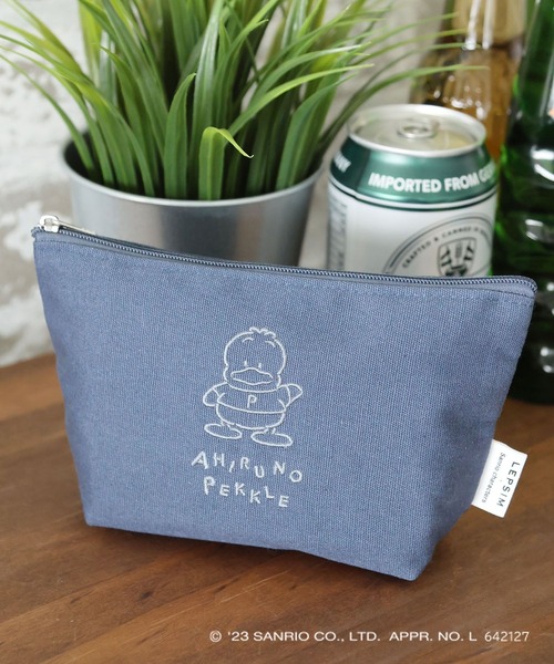 LEPSIM(レプシィム)の「【サンリオキャラクターズ】舟形ポーチ 907705(ポーチ・レディース・イエロー/グレー/オレンジ/ブルー/グリーン/ライトパープル・ONE SIZE)」の4枚目の写真