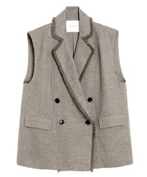 LAGUNAMOON | ツイードフリンジベスト(ベスト)