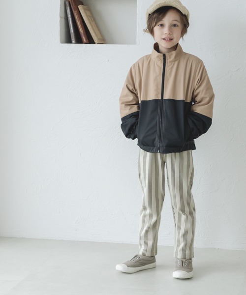 pairmanon（ペアマノン）の「フロントジップ バイカラー 裏ボア