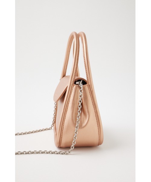 MOUSSY（マウジー）の「SIDE STRAP MINI CHAIN バッグ（ショルダーバッグ・レディース・アイボリー/ゴールド/ブラック・FREE）」の13枚目の写真