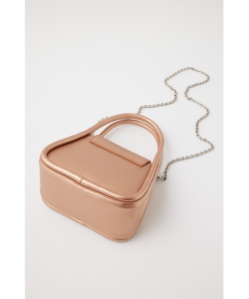 MOUSSY（マウジー）の「SIDE STRAP MINI CHAIN バッグ（ショルダーバッグ・レディース・アイボリー/ゴールド/ブラック・FREE）」の14枚目の写真