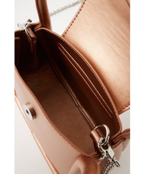 MOUSSY（マウジー）の「SIDE STRAP MINI CHAIN バッグ（ショルダーバッグ・レディース・アイボリー/ゴールド/ブラック・FREE）」の18枚目の写真