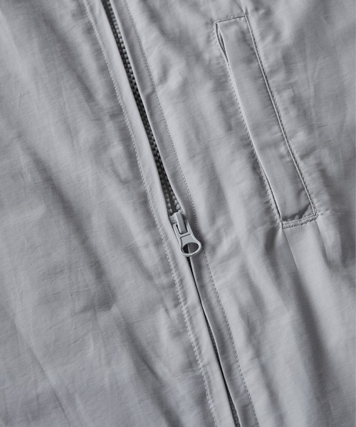 RUUBON（ルーボン）の「【RUUBON】60/40 cloth track jacket / 60/40クロス トラックジャケット（ブルゾン・メンズ・ブラック/ライトグレー・S/M/L）」の19枚目の写真