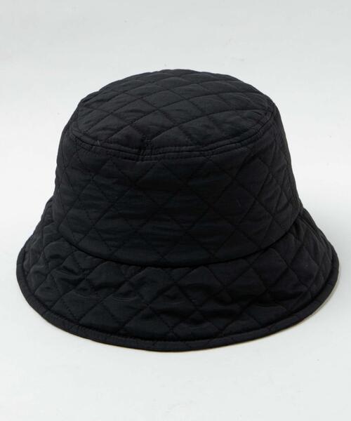 WEGO（ウィゴー）の「WEGO/キルティングバケットハット（ハット・レディース・ブラック/ブラック系その他/ホワイト・FREE）」の15枚目の写真