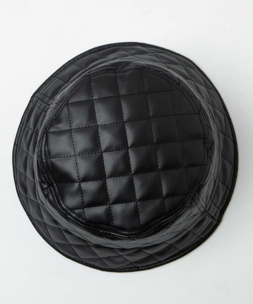 WEGO（ウィゴー）の「WEGO/キルティングバケットハット（ハット・レディース・ブラック/ブラック系その他/ホワイト・FREE）」の19枚目の写真