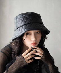 WEGO | WEGO/【23年秋冬新作】キルティングバケットハット(ハット)