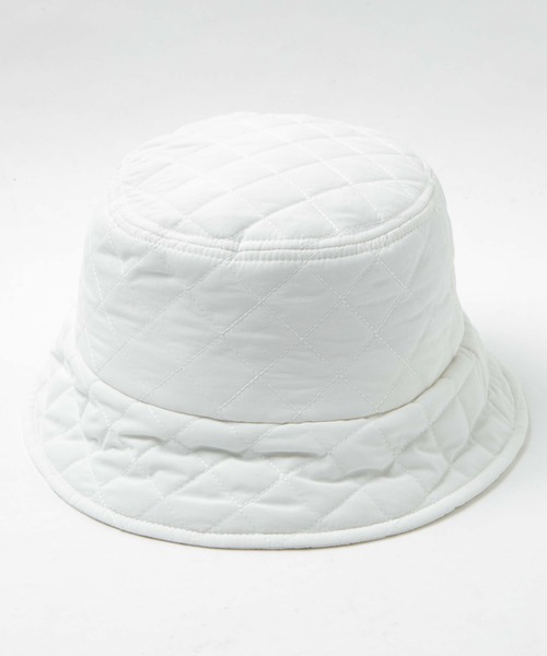 WEGO（ウィゴー）の「WEGO/キルティングバケットハット（ハット・レディース・ブラック/ブラック系その他/ホワイト・FREE）」の5枚目の写真