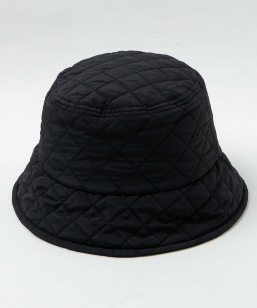 WEGO（ウィゴー）の「WEGO/キルティングバケットハット（ハット・レディース・ブラック/ブラック系その他/ホワイト・FREE）」の6枚目の写真