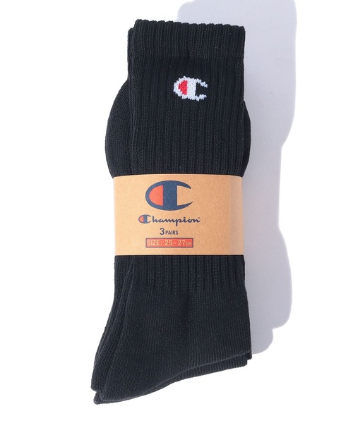 Champion（チャンピオン）の「【Champion】CMSCY002 フルレングスソックス3P/チャンピオン/3足セット（ソックス/靴下・メンズ・ブラック/グレー/ホワイト/マルチ・25cm～27cm）」の9枚目の写真