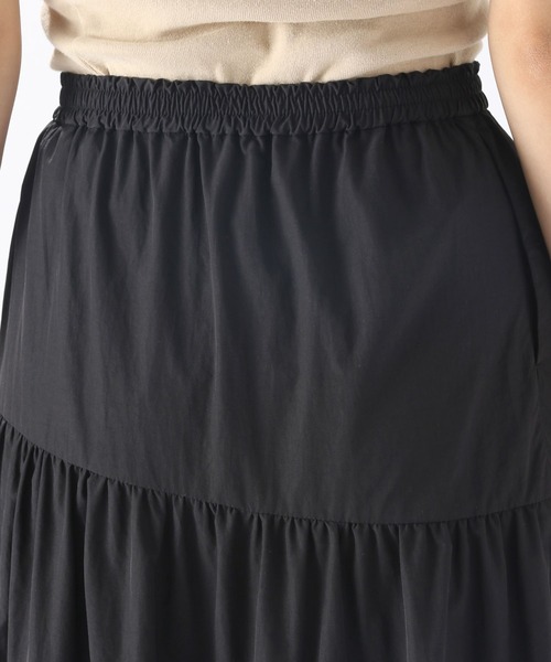 niko and...（ニコアンド）の「5WAYティアードスカート（スカート・レディース・キャメル/オフホワイト/ブラック・FREE）」の20枚目の写真