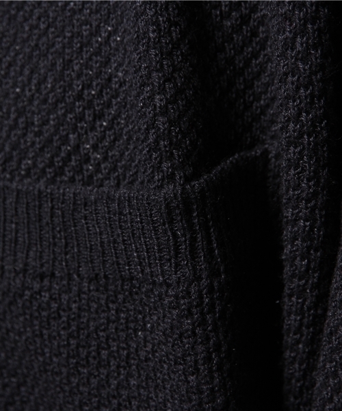 RAGEBLUE（レイジブルー）の「鹿の子編みニット半袖/566823（ニット/セーター・メンズ・ネイビー/ブラック/ブルー/ホワイト/グリーン・MEDIUM/LARGE）」の11枚目の写真