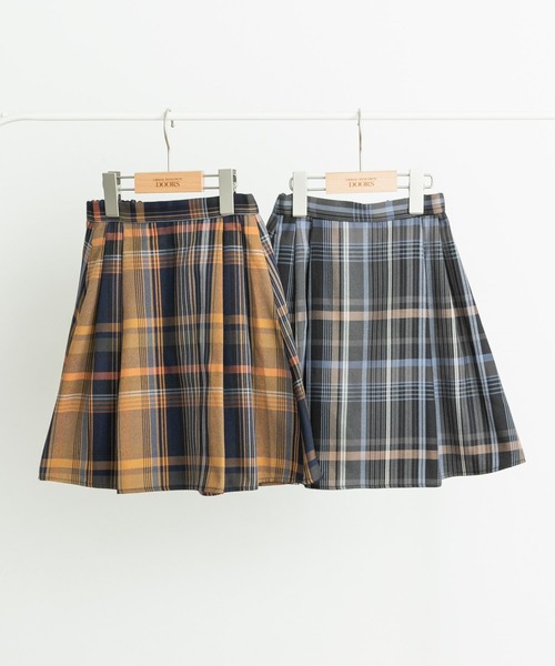 URBAN RESEARCH DOORS（アーバンリサーチドアーズ）の「『親子リンク』カラーチェックスカート(KIDS)（スカート・キッズ・オレンジ系その他/グレー系その他・135/105/120）」の18枚目の写真