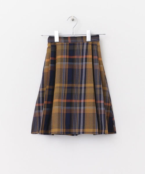 URBAN RESEARCH DOORS（アーバンリサーチドアーズ）の「『親子リンク』カラーチェックスカート(KIDS)（スカート・キッズ・オレンジ系その他/グレー系その他・135/105/120）」の19枚目の写真