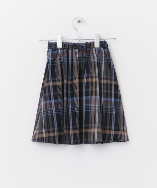 URBAN RESEARCH DOORS（アーバンリサーチドアーズ）の「『親子リンク』カラーチェックスカート(KIDS)（スカート・キッズ・オレンジ系その他/グレー系その他・135/105/120）」の22枚目の写真