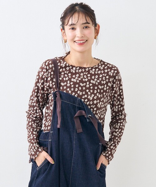 セール】プリーツ ベロア ロンT（Tシャツ/カットソー）｜FREAK'S STORE