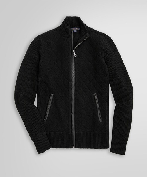 BROOKS BROTHERS(ブルックスブラザーズ)の「キルティング フルジップジャケット(ニット/セーター・レディース・ブラック・MEDIUM/SMALL/X-SMALL)」の11枚目の写真