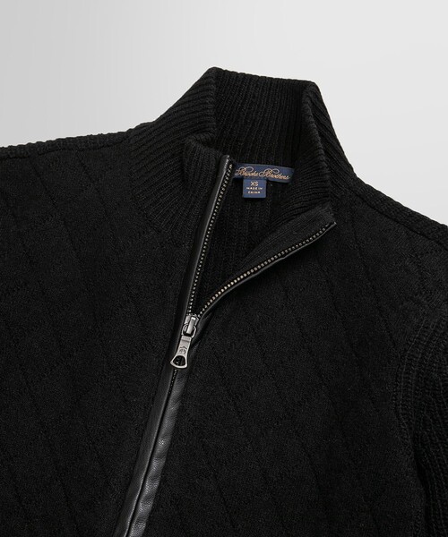 BROOKS BROTHERS(ブルックスブラザーズ)の「キルティング フルジップジャケット(ニット/セーター・レディース・ブラック・MEDIUM/SMALL/X-SMALL)」の12枚目の写真