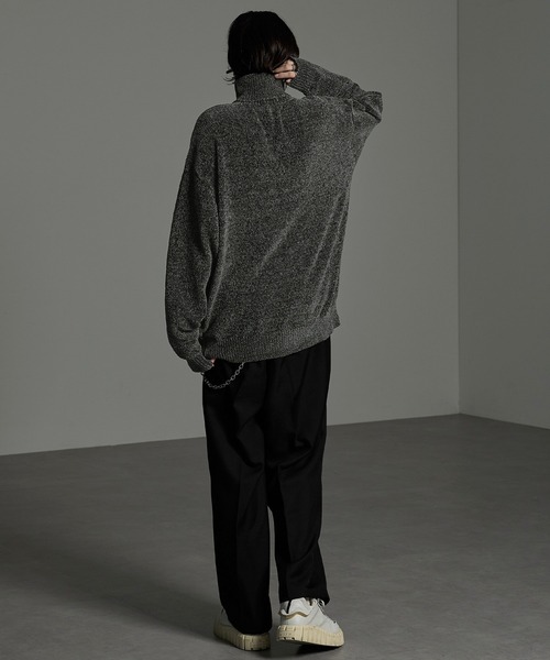 CIYOT-シヨウト-】モールヤーンルーズタートルネックニット MONO-MART