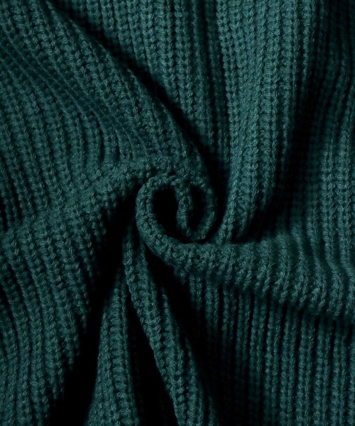 SITRY（シトリー）の「ridge knitting cardigan/畦編み ニット カーディガン/カーデ（カーディガン/ボレロ・メンズ・グリーン/アイボリー/ブラック/ダークグレー・M/L）」の5枚目の写真